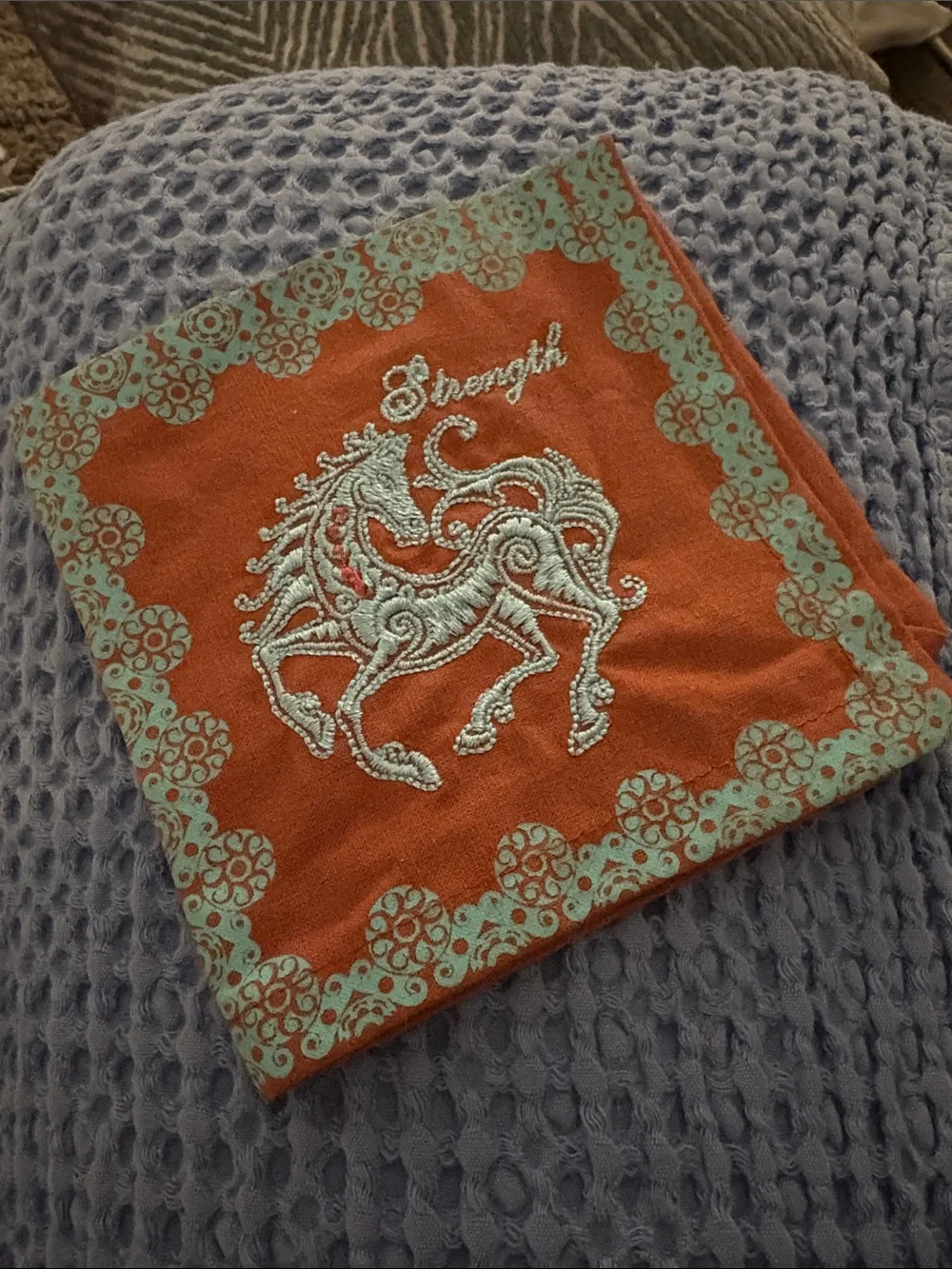 Teavana tea towel : Decorative Embroidered Set - Multicolor : rare